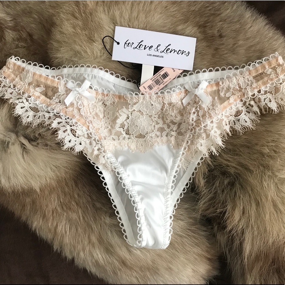 For Love & Lemons Faye Cheeky Panty S